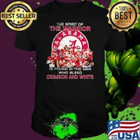 The spirit of the warrior is found in the men who bleed crimson and white shirt