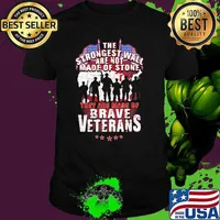 The Strongest Wall Are Not Made Of Stone They Are Made Of Brave Veterans Shirt