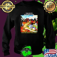 Tom petty heartbreakers into the great wide open watercolor Sweater