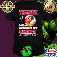 Warning I Am A Big Fan Of Bears And Pround Of It Mickey Shirt