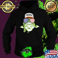 America Fish American Flag Shirt Hoodie