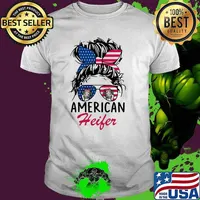 American Heifer American Flag Shirt