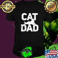 Cat Dad Father Father's Day T-Shirt