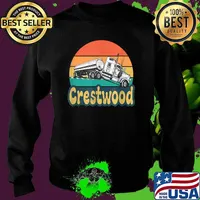 Crestwood Kentucky KY Tourism Semi Stuck on Railroad Tracks Vintage T-Shirt Sweater
