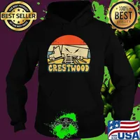 Crestwood Kentucky KY Tourism Semi Truck on Railroad Tracks Vintage T-Shirt Hoodie