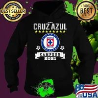 CruzAzul Campeon 2021 Futbol Mexicano La Maquina Celeste T-Shirt Hoodie