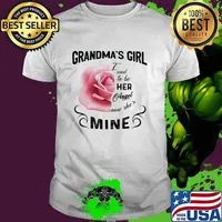 Grandma's Girl I Used To Be Her Angel Now She's Mine Rose Shirt