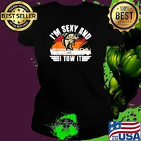 I'm Sexy and I Tow It Bass Fishing Vintage T-Shirt Ladies tee