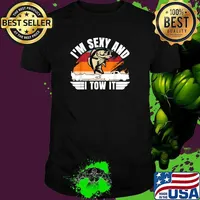 I'm Sexy and I Tow It Bass Fishing Vintage T-Shirt