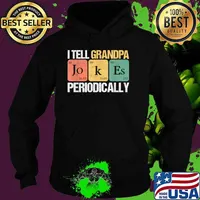 I TELL GRANDPA JOKES PERIODICALLY Fathers Day Vintage T-Shirt Hoodie