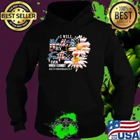 I Will Walk By Faith Even When I Cannot See 2 Corinthian Flower American Flag Shirt Hoodie