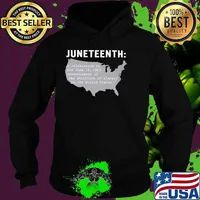 Juneteenth Freedom A Celebration Of The June 19 1865 Announcement Of The Abolition Of Slavery In The United States Hoodie
