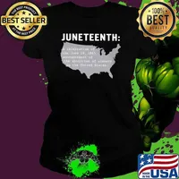 Juneteenth Freedom A Celebration Of The June 19 1865 Announcement Of The Abolition Of Slavery In The United States Ladies tee