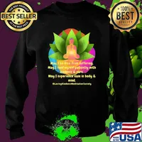 May i be free from suffering may hold myself patiently with kindness and care Buddha Mandala LovingKindness Metta Blessing Prayer Meditate T-Shirt Sweater
