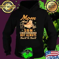 Mom And Son Not Always Eye To Eye But Always Heart To Heart Shirt Hoodie