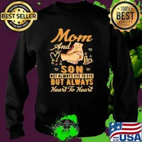 Mom And Son Not Always Eye To Eye But Always Heart To Heart Shirt Sweater