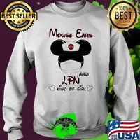 Mouse Ears And LPN Kind Of Girl Nurse Mickey Shirt Sweater