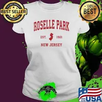 Roselle Park New Jersey NJ 1901 Vintage Sports Shirt Ladies tee