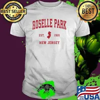 Roselle Park New Jersey NJ 1901 Vintage Sports Shirt