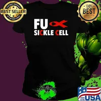 Sickle Cell Fuck Anemia Awareness T-Shirt Ladies tee
