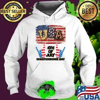 Usa 4th Of July Independence Day with Two Handles Shirt Hoodie