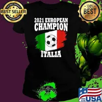 2021 European Champion Italia Collectible Italy Jersey Soccer 2021 Shirt Ladies tee