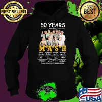 50 years 1972 2022 mash thank you for the memories signatures Hoodie