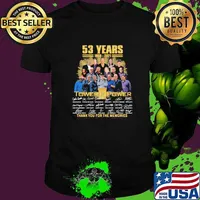 53 Years 1968 2021 Tower Of Power Thank You For The Memories shirt