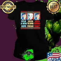 A new hope the empire strikes back the return of the maga Trump biden s Ladies tee