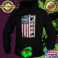 American Flag jeep 4th of July T-Shirt Hoodie