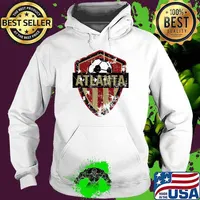 Atlanta Soccer Jersey Style Team Fan FC United Flag Shirt Hoodie