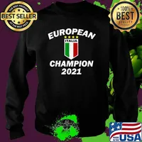European Champion 2021 Football Italy Italian Flag T-Shirt Sweater