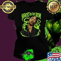 Highest In The Room Graphic Tee Mat Jordan 6 Electric Green T-Shirt Ladies tee
