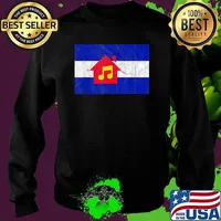 House Music Colorado Flag EDM Rave DJ T-Shirt Sweater