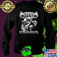 I Asked For God My Angel Smartass Woman Skull Shirt Sweater