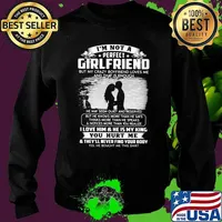 I'm Not A Perfect Girl Friend But My Crazy Boyfriend Loves Me Shirt Sweater