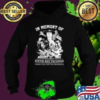 In Memory Of August 27 1990 Steve Ray Vaughan Thank You For The Memories Hoodie