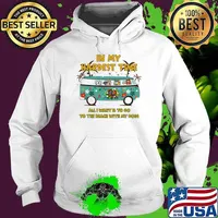 In my hardest time all i want is to go to the beach with my dogs hippie Hoodie