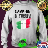 Italy Campioni d'Europa 2021 Forza Azzurri Italia Football Shirt Sweater
