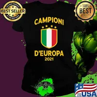 Italy Football Champions of Europe 2021 D'Europa Shirt Ladies tee