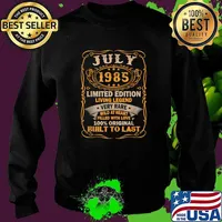 July 1985 Limited Edition Living Legend Wild At Heart Filled With Love 36 Years Old T-Shirt Sweater