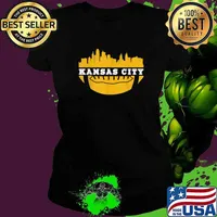 Kansas City Football Team Chief Shirts KC Fan Day Yellow T-Shirt Ladies tee