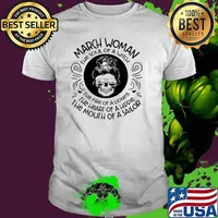 March woman the soul of a witch the mouth of a sailor skull shirt