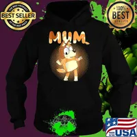Mum Family Blueys Love Parents days T-Shirt Hoodie