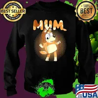 Mum Family Blueys Love Parents days T-Shirt Sweater