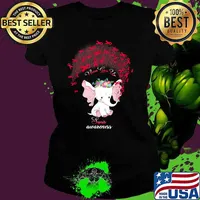 Never Give Up Sepsis Awareness Elephant Shirt Ladies tee