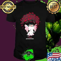 Never Give Up Sepsis Awareness Elephant Shirt