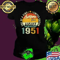 One of a kind limited edition awesome since august 1951 vintage Ladies tee