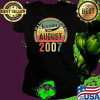 One of A Kind Limited Edition Awesome Since August 20097 Vintage Shirt Ladies tee
