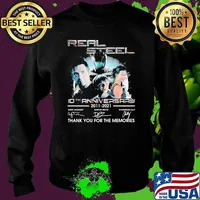 Real steel 10th anniversary thank you for the memories signatures Sweater